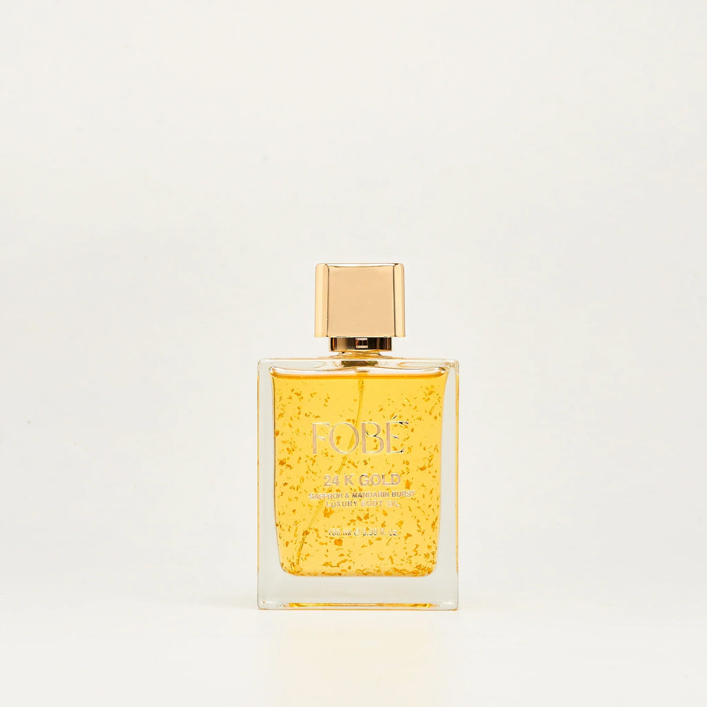 24K Gold Saffron & Mandarin Burst (Luxury Body Oil)