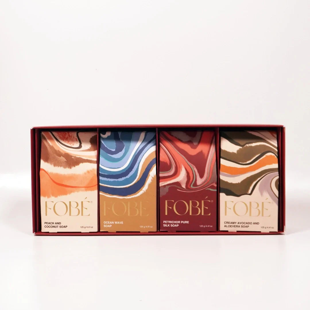 4-Tier Bespoke Gift Box  - Select Your 4 Soaps