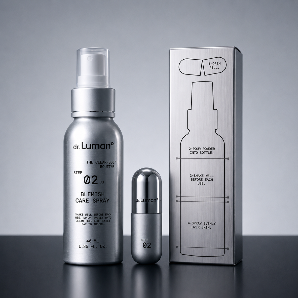 Aurametics Dr. Luman The Clear-360™ Essentials Routine (50/40/30) 3-Piece Set