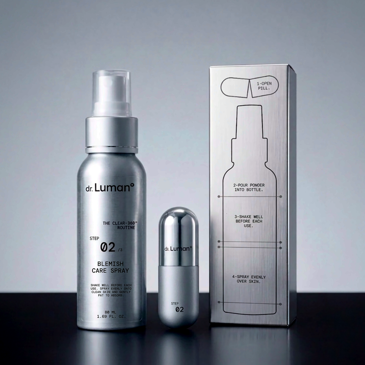 Aurametics Dr. Luman The Clear-360™ Complete Routine (100/80/50) 3-Piece Set