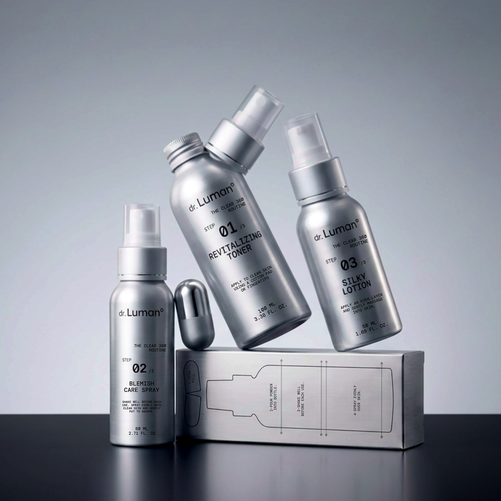 Aurametics Dr. Luman The Clear-360™ Complete Routine (100/80/50) 3-Piece Set