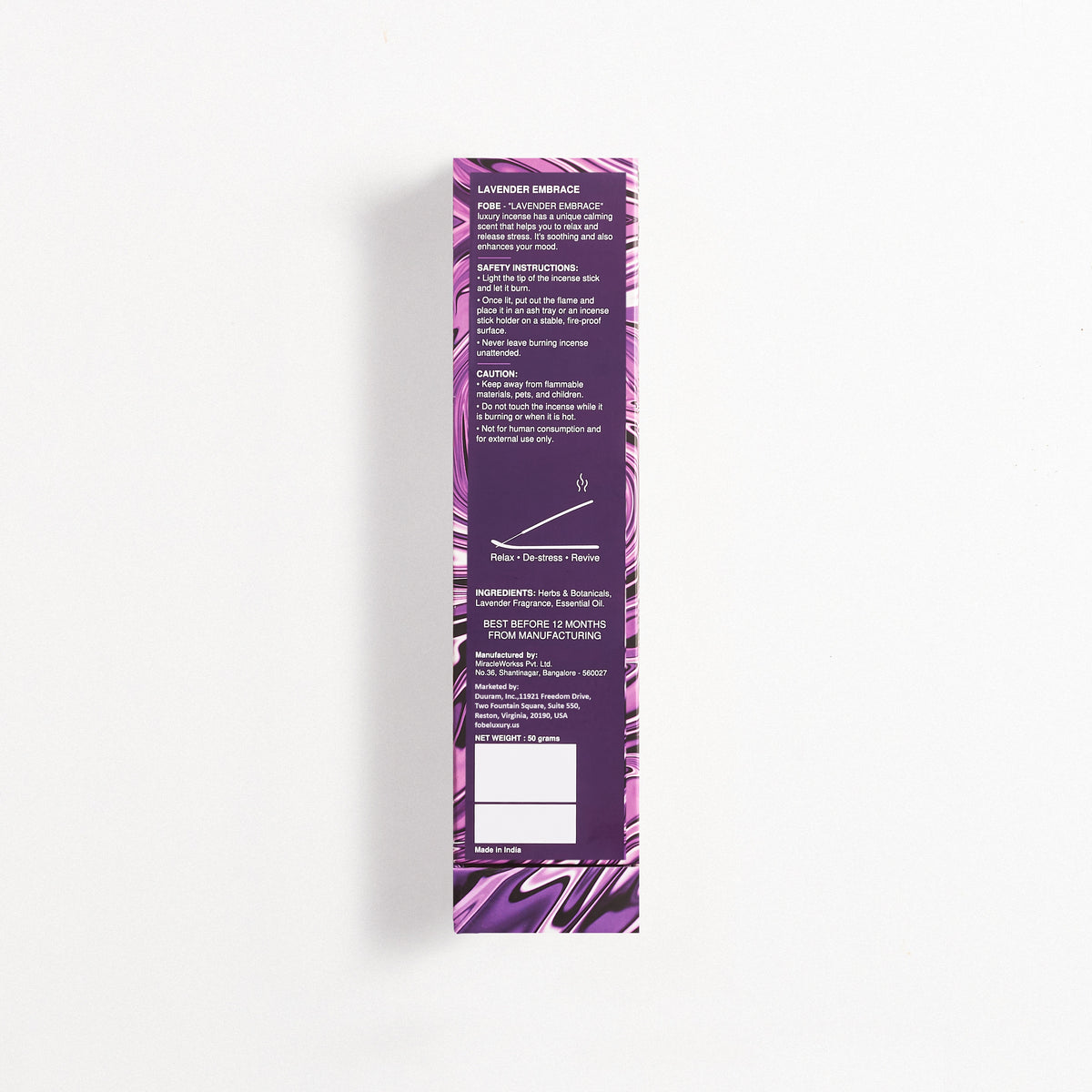 LAVENDER EMBRACE (Hand Rolled Luxury Incense)
