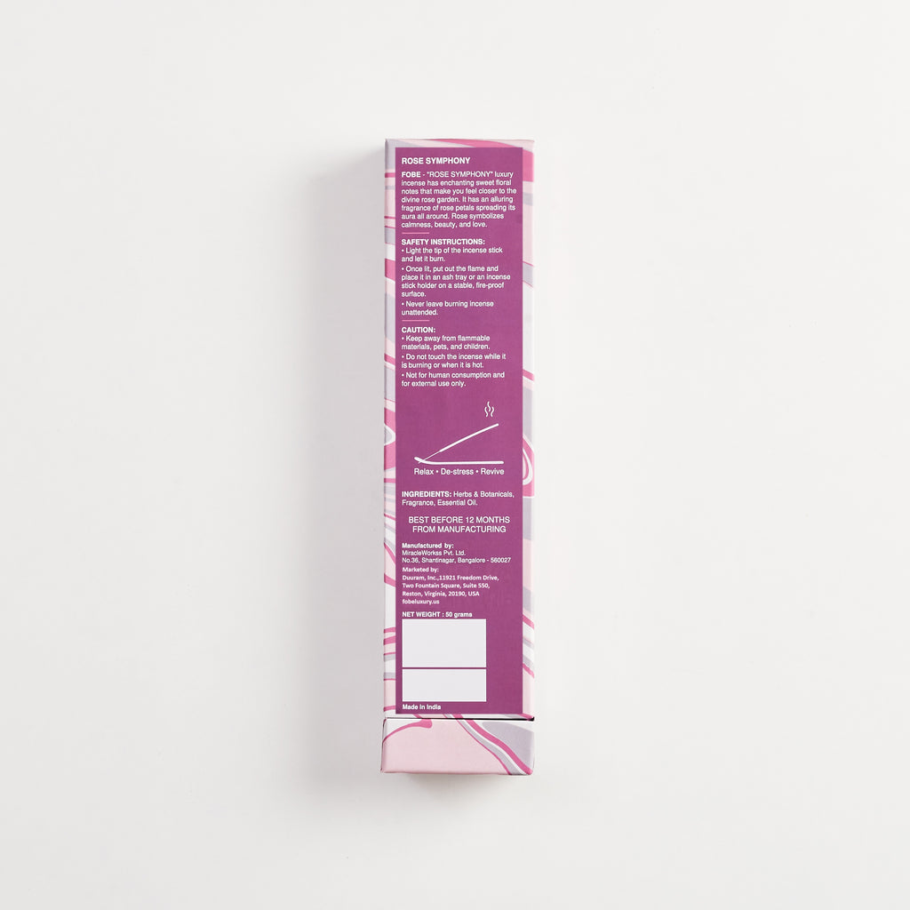 ROSE SYMPHONY (Hand Rolled Luxury Incense)