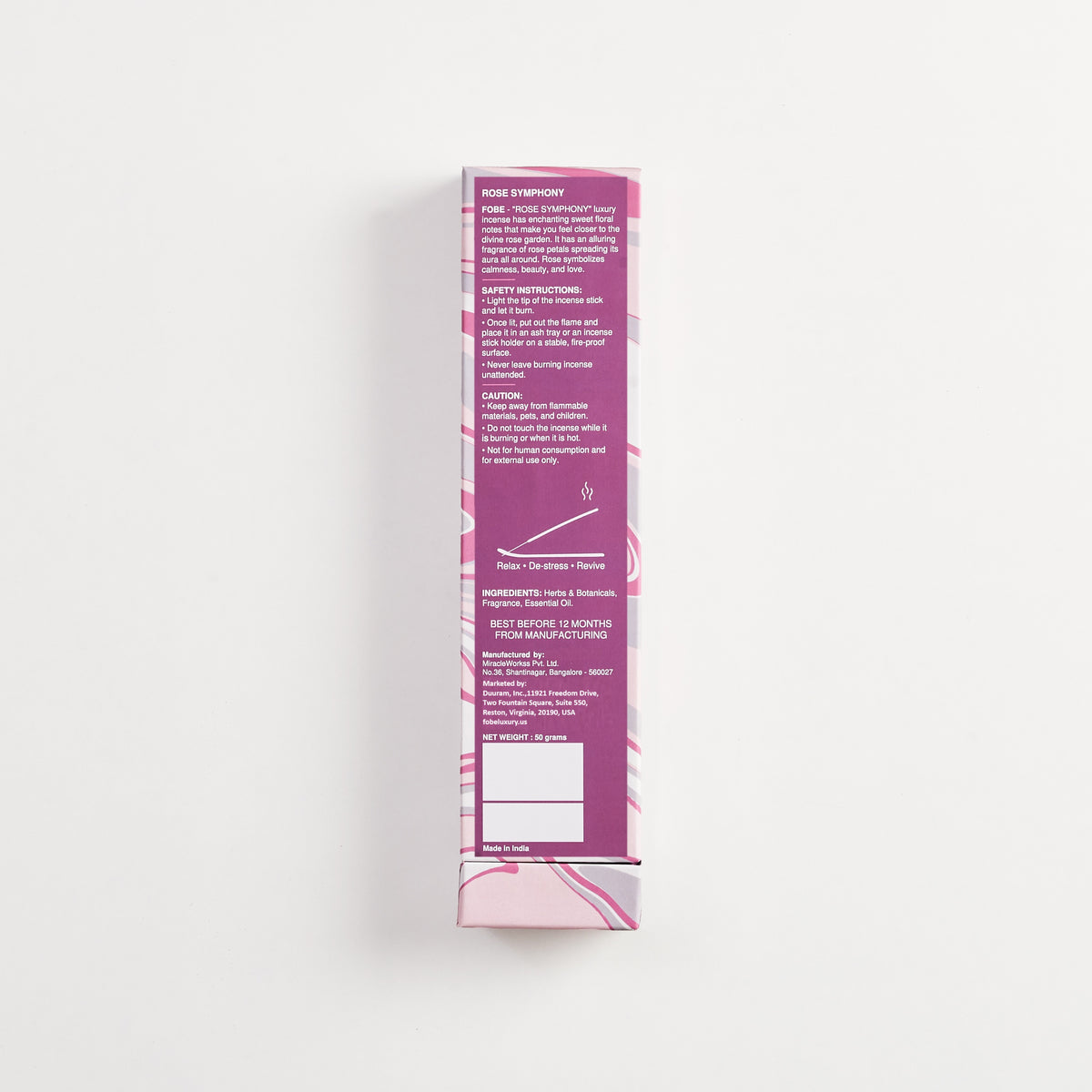 ROSE SYMPHONY (Hand Rolled Luxury Incense)