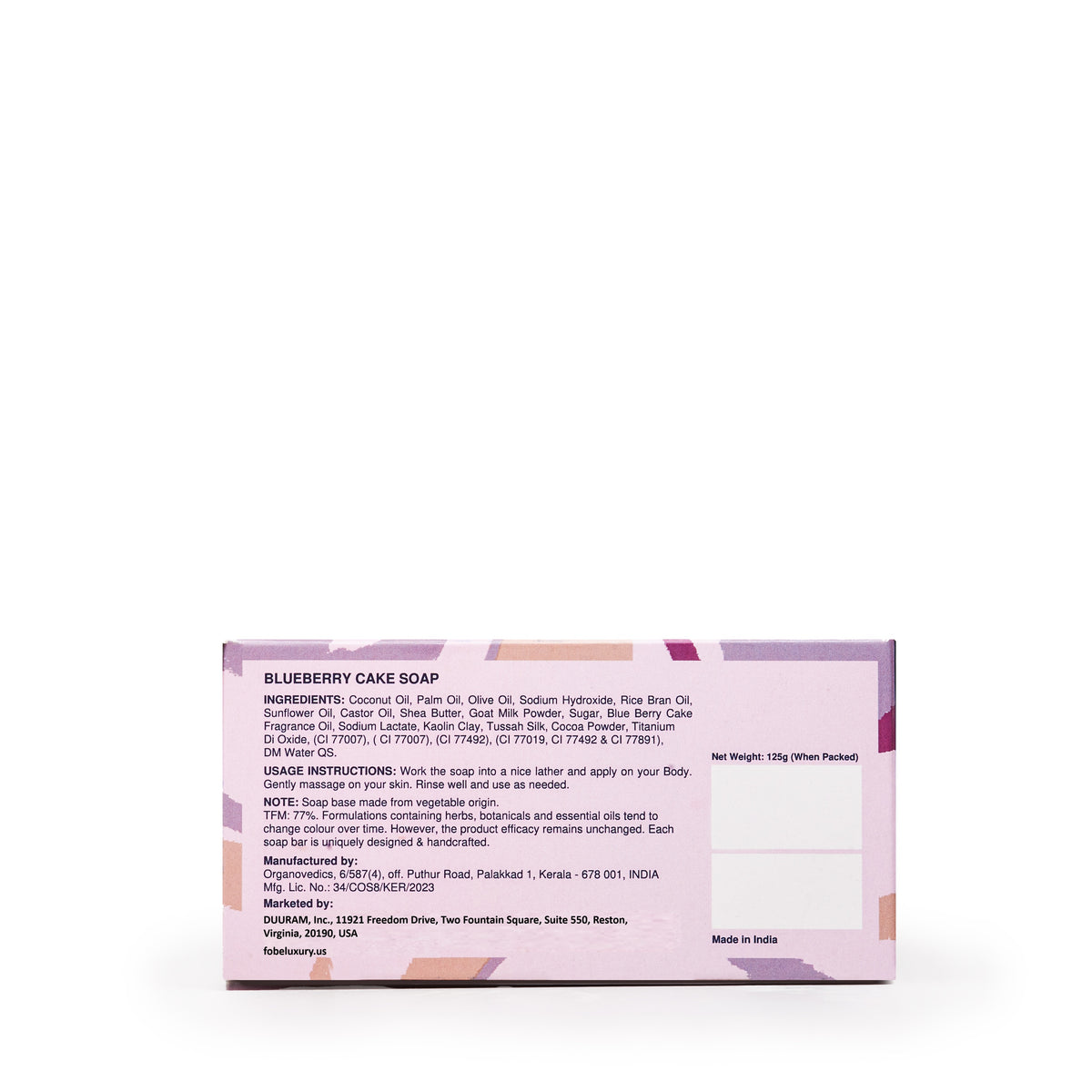 Blueberry Cake Soap