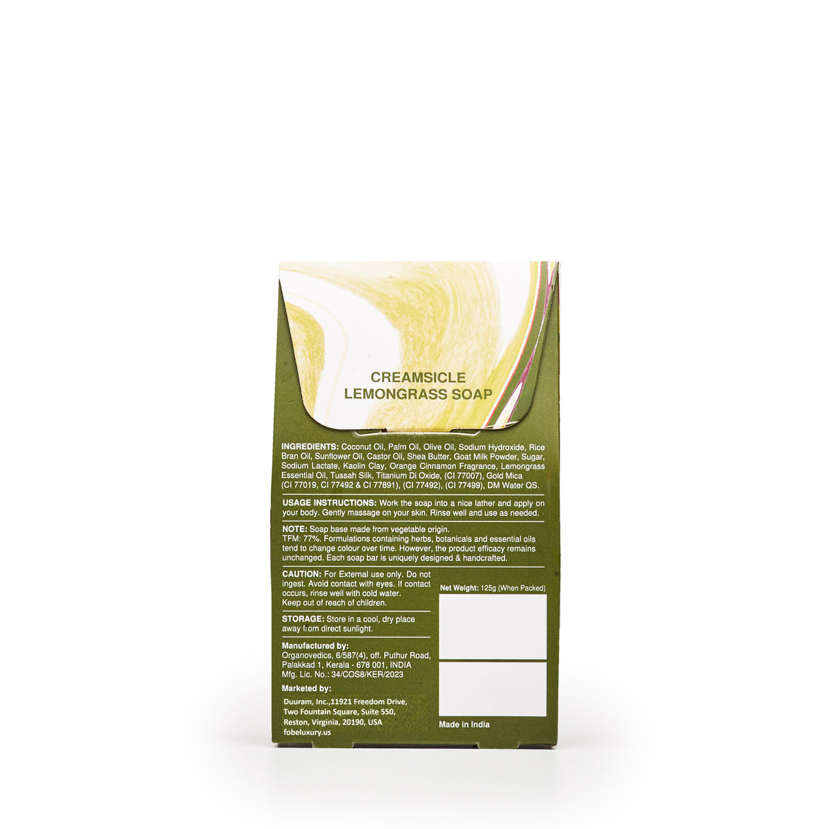 Creamsicle Lemongrass Soap